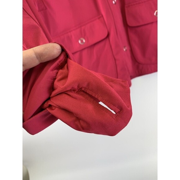 BOGO Brooks Silver Bullet Jacket Pink Zip Snap Shelter Tech Lightweight 220619 L - Picture 3 of 15